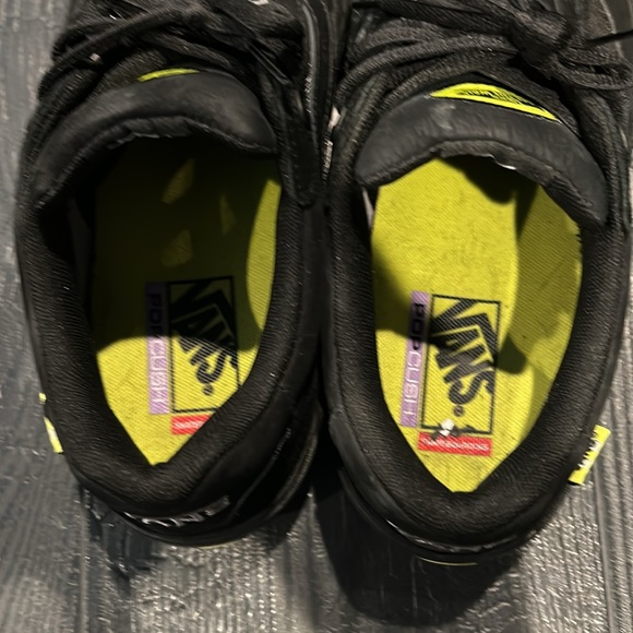 Vans Wayvee black/neon green size 10 rare - Picture 4 of 6